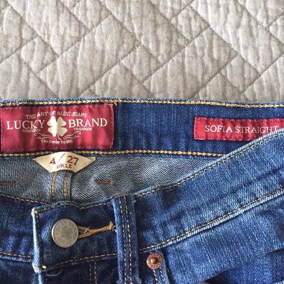 Lucky Brand Sofia Straight Ankle Jeans - Picture 2 of 5